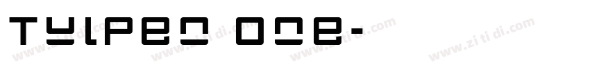 Tulpen One字体转换